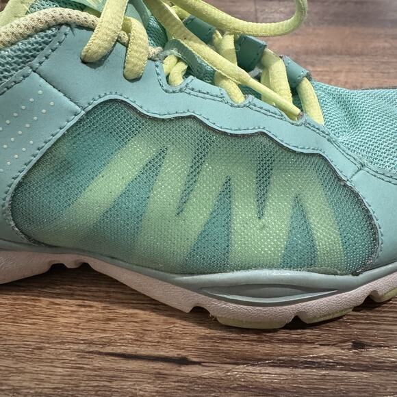 Nike Flex Trainer 2 Aqua Volt 7.5 Walking Running Cross Training Gym READ - Picture 12 of 12